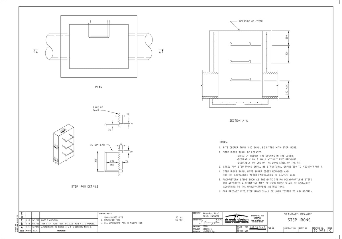 SD1041 - Step Irons